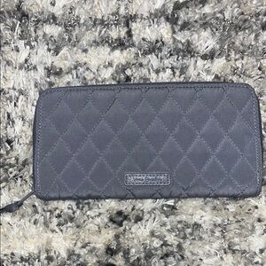 SOLD  on Mercari Vera Bradley Quilted Charcoal Wallet